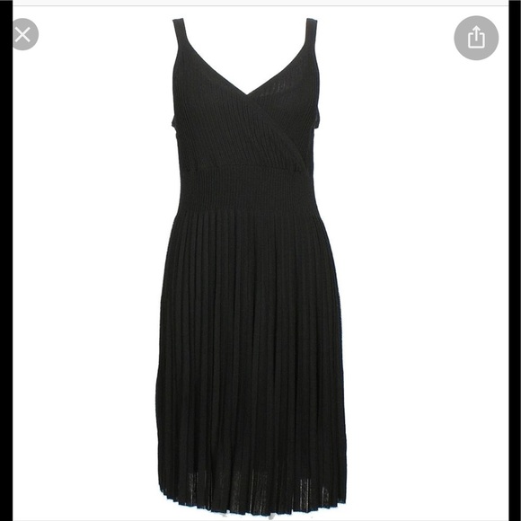 NWT Eileen Fisher Refined Viscose Pleated Dress - Picture 6 of 7